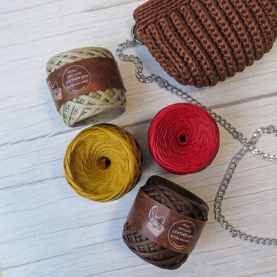 Eco-leather yarn